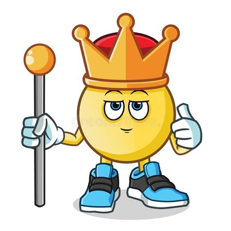 King Emoticon Stock Vector Illustration Of Crown Face 27320367