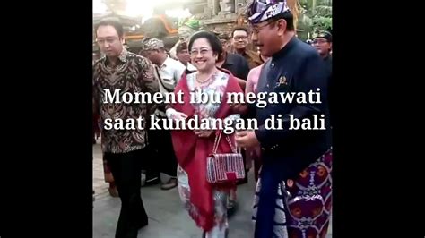 Ibu Megawati Soekarnoputri Saat Mehadiri Upacara Pernikahan Di Bali
