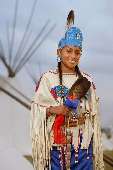 usa united states america north america oklahoma comanche indian pow wow girl princess
