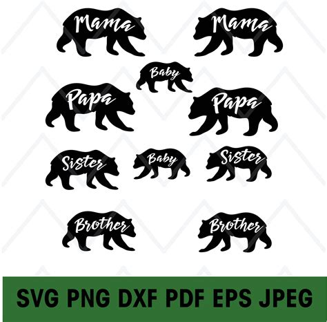 Download Papa Bear Svg For Cricut Silhouette Brother Scan N Cut