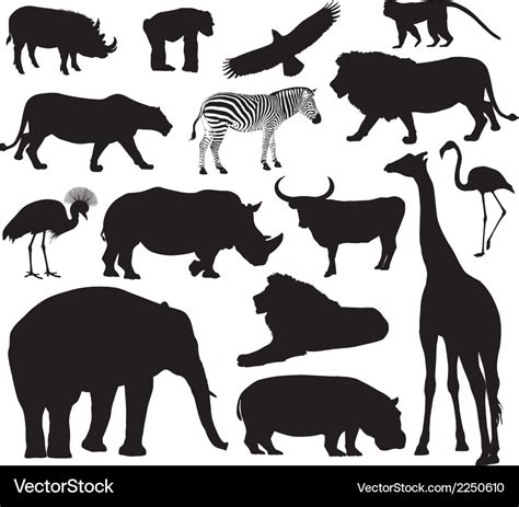 Printable Silhouettes Of Animals