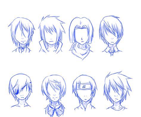 How to get anime male hairstyles? Anime: Drawing Easily Step By Step on We Heart It