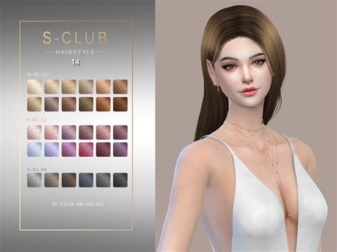 S Club Ts4 Wm Hair 202014 The Sims 4 Catalog