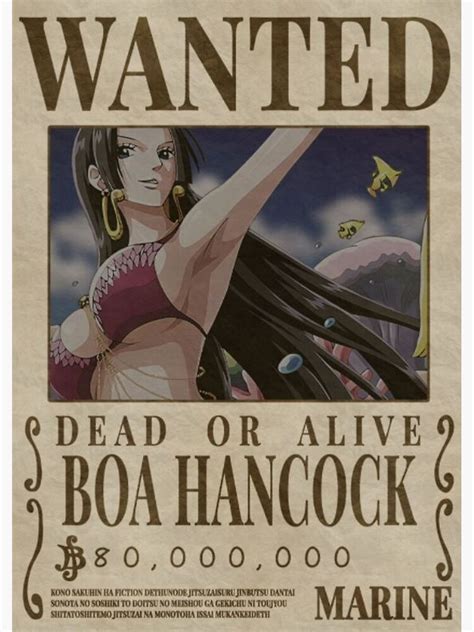 Boa Hancock Poster By Itemselling Redbubble