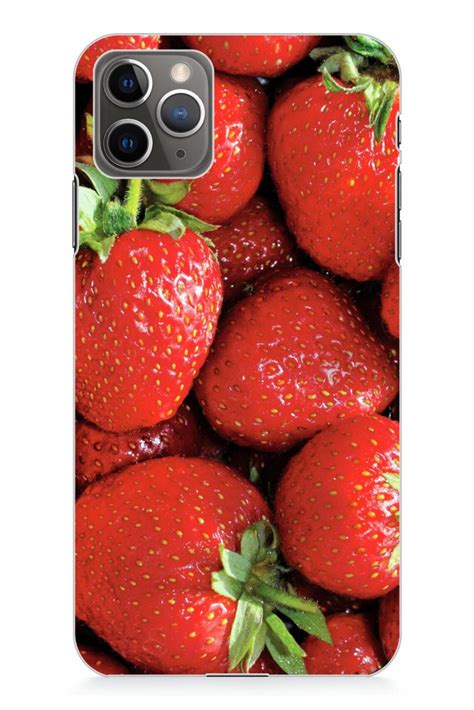 Strawberry Phone Case Iphone 11 12 Pro Max Case Iphone Xr Case Etsy