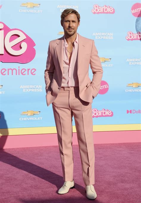 Ryan Goslings E Necklace For Eva Mendes At Barbie Premiere Popsugar