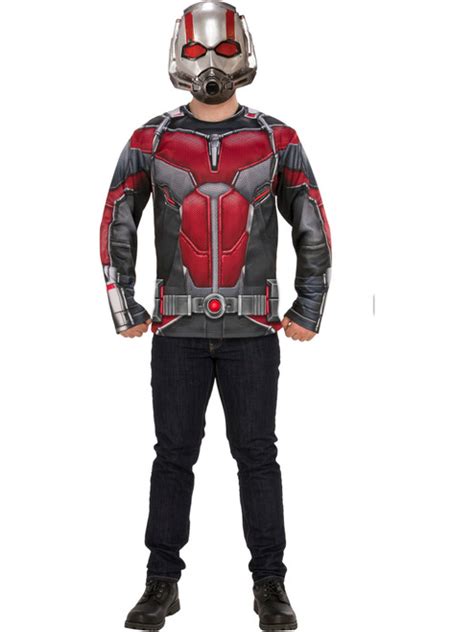 Avengers Endgame Ant Man Shirt And Mask Mens Costume