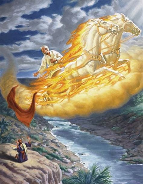 The Bible In Paintings 143 Heaven Or Bust Elijahs Chariot Of Fire