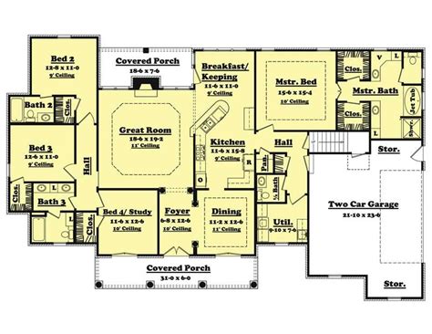 2500 Sq Ft House Plans Single Story