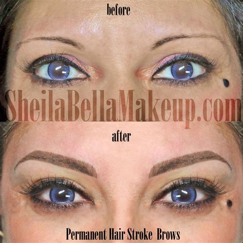 Beautiful Hair Stroke Eyebrows Sheila Bella Permanent Makeup And