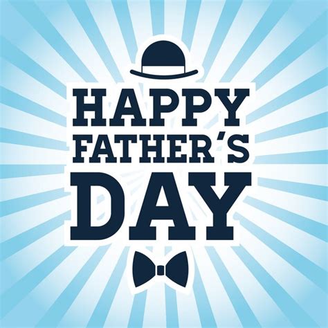 Premium Vector Happy Fathers Day Concept With Icon Design