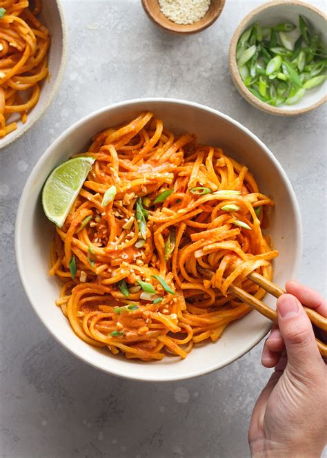 Thai Red Curry Noodles Its All Good Vegan