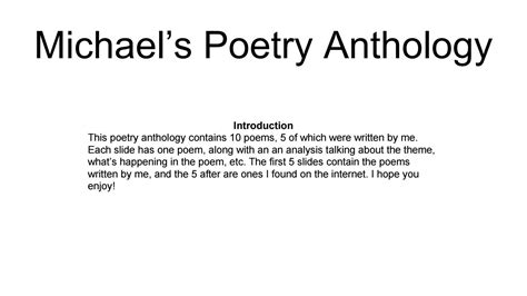 poetry anthology by michael schaefer pham issuu