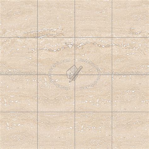 Classic Travertine Floor Tile Texture Seamless 14784
