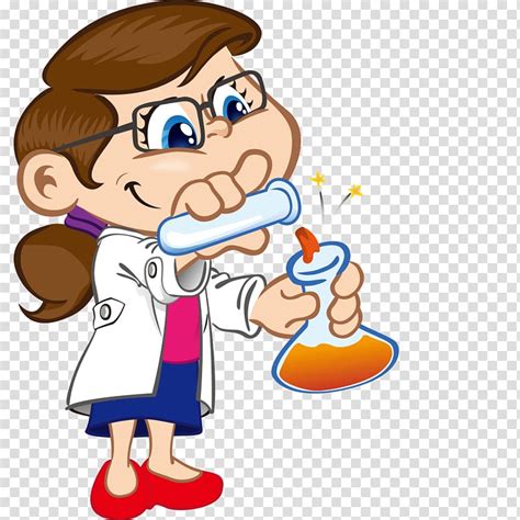Female Scientist Illustration The Cartoon Guide To Chemistry Laboratory Experiment Chemistry