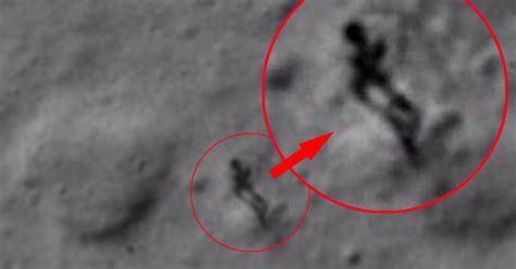 Moon Walking Alien Mystery As Space Picture Shows Strange Figure On