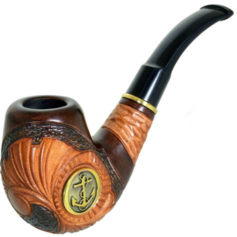 Anchor Carved Tobacco Smoking Pipe Cooling Filter Pipes Etsy