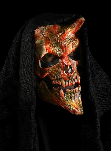Swamp Demon Latex Devil Mask - maskworld.com