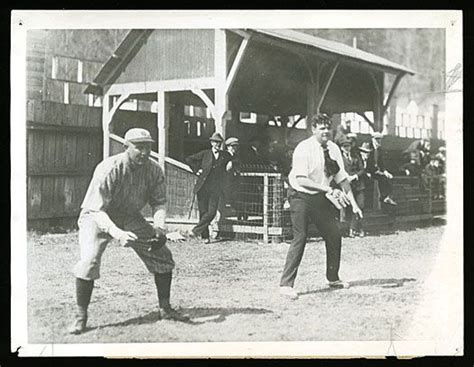 1921 Babe Ruth News Photo Spring Training In Hot Springs Arkansas