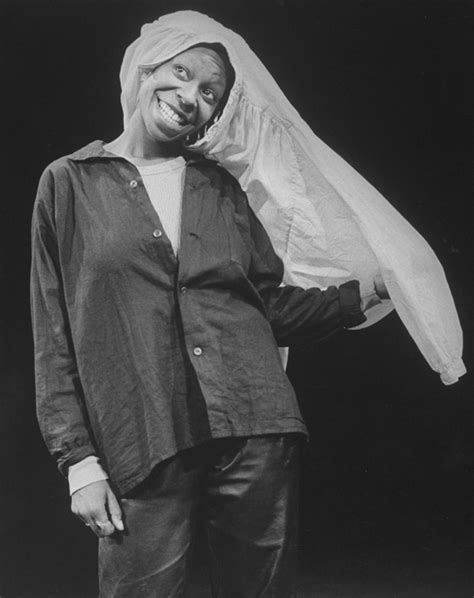 Actress Whoopi Goldberg Wearing A Shirt On Her Head In A Scene From The