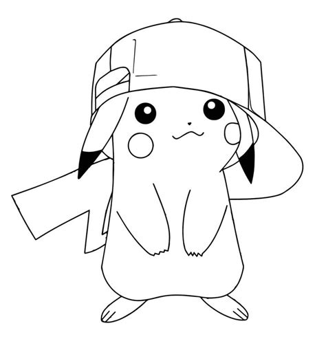Pikachu Coloring Page Cartoon Coloring Pages Pokemon Coloring Sheets