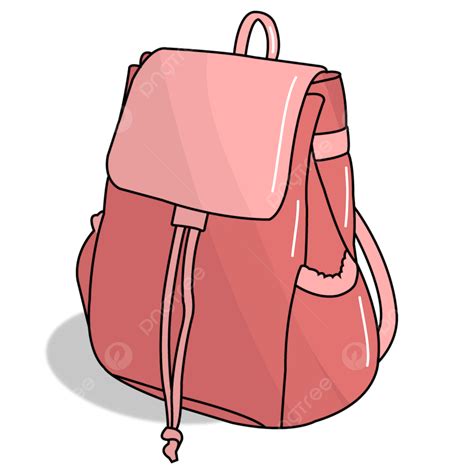 빨간 학교 가방 만화 일러스트 레이션 가방 만화 학교 가방 벡터 Png 일러스트 및 Psd 이미지 무료 다운로드 Pngtree