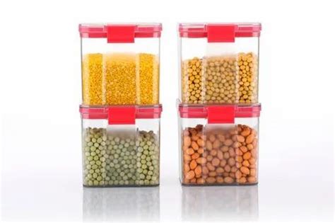 Transparent Plain Pulses Storage Boxes Capacity 700 Ml At Rs 170 In