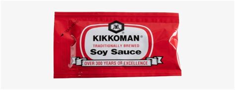 Cd014 Kikkoman Soy Sauce Packet Transparent Png 600x600 Free