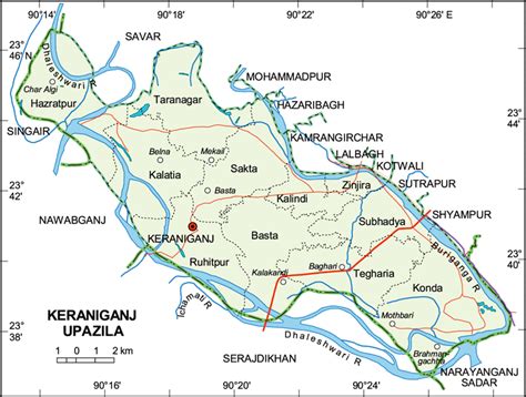 Dhaka Savar Map