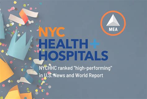 Nychhc Ranked High Performing In Us News And World Report Nyc Mea