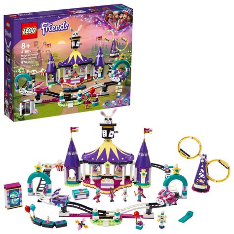 Lego Friends Magical Funfair Roller Coaster Building Kit Pretend