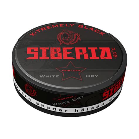 Siberia Black White Dry Portion Snusbolaget Se