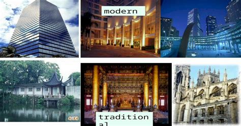 Differences Between Traditional Architecture And Modern Architecture