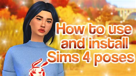 How To Use And Install Sims 4 Poses Youtube