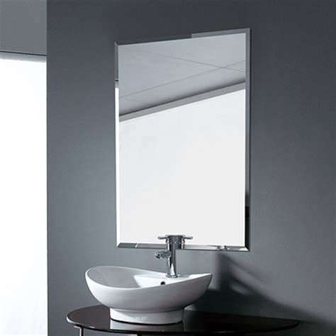 450x600mm Plain Bathroom Mirror Bevel Edge Wall Mounted Vertical Or Horizontal Bathroom Sales