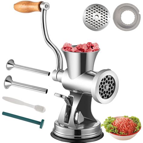 Vevor Hand Operated Meat Grinder 304 Stainless Steel Manual Meat