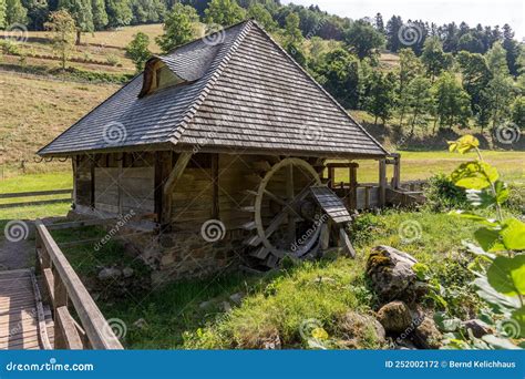 Old Wooden Water Mill In The Black Forest Glottertal Baden