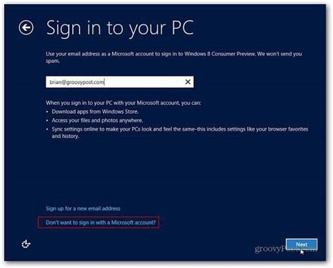It is very common, in family and in public areas, for multiple users to use a single pc. Create a Local Account in Windows 8 and Log In Without ...