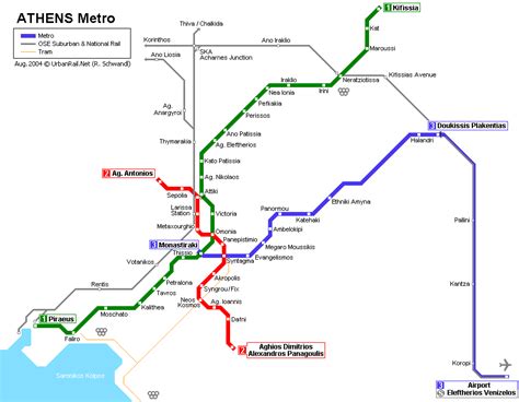 Athens Underground Map