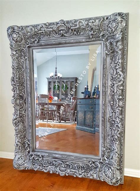 How To Paint An Ornate Mirror To Get An Updated Look Diy Ornate