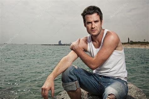 Handsome Man Near The Sea Stock Photo By ©nejron 6254925