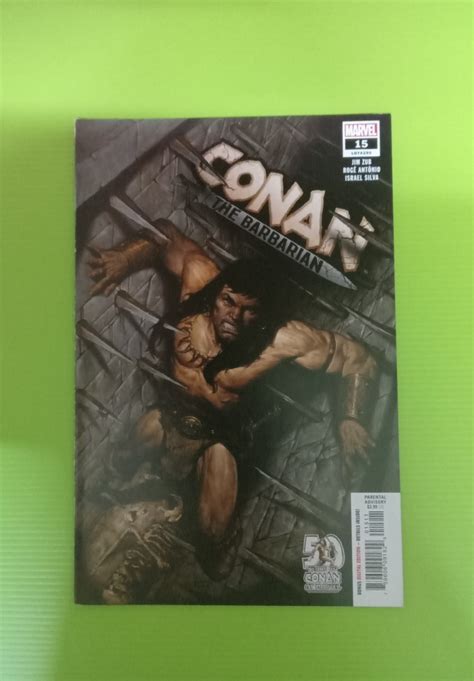 Conan The Barbarian 15 Em Gist Cover Art Marvel Comics Cover