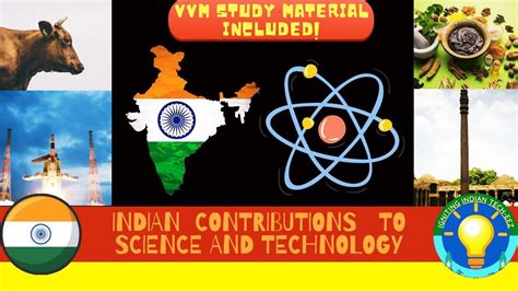Vvm Study Material 2022 Indian Contributions To Science And