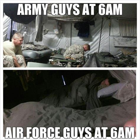 Find the newest air quotes meme meme. Army Guys At 6AM Air Force Guys At 6AM | MemesBoy