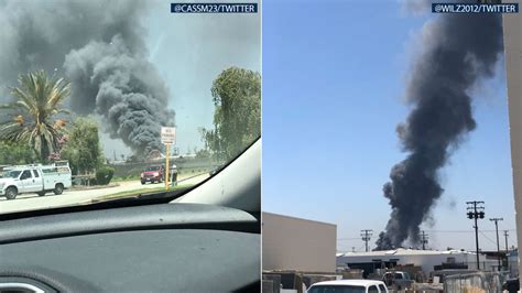 3 Alarm Fire Burns South El Monte Yard Abc7 Los Angeles