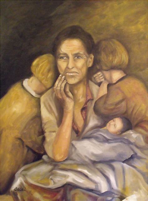 Great Depression Series 1 Great Depression Oil Painting B Flickr