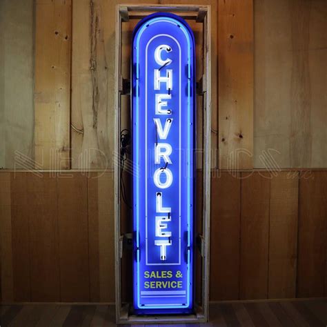Neonetics Chevrolet Sales And Service Giant Neon Sign 72 X 14 9vtchv