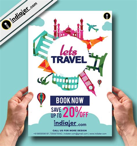 The World Traveling Free Flyer Template Indiater