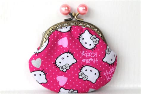 Pink Hello Kitty Coin Purse By Craftsbynesli On Etsy