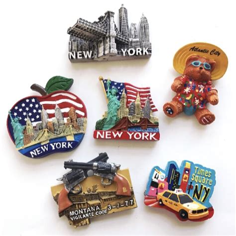 Hot Sale New York City Taxi Fridge Refrigerator Magnets 3d Handmade
